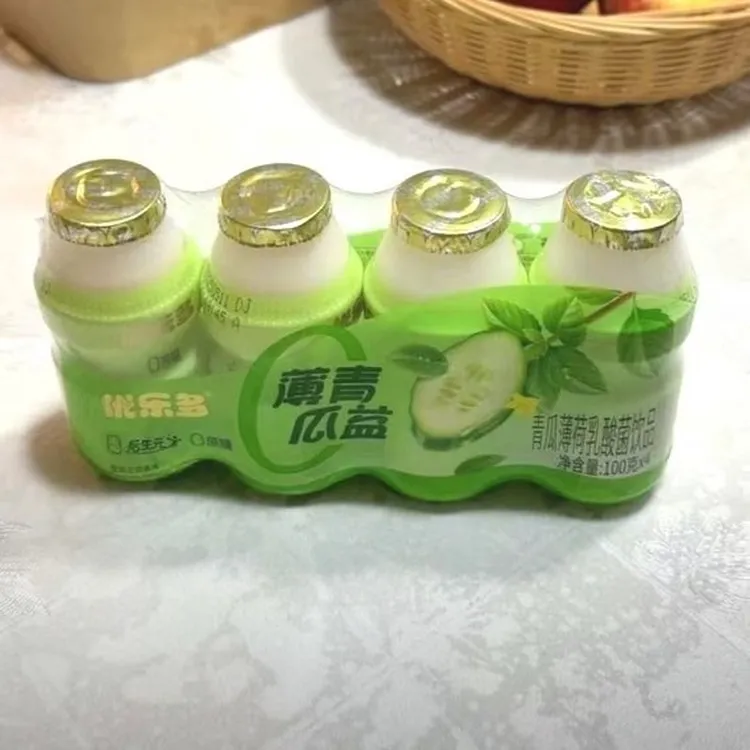 【优乐多】薄青瓜益（青瓜薄荷）乳酸菌饮品100g*20瓶 清爽解腻