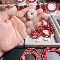天然辰砂原石平安扣