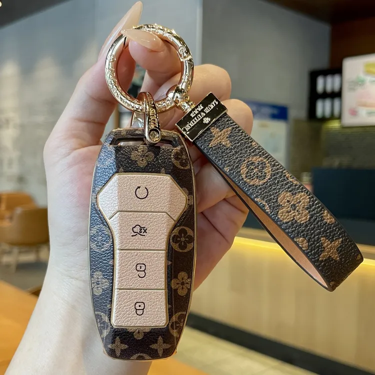 【比亚迪】适用秦plusdmi汉evdm车钥匙套元Pro唐dmi宋MAX海豚壳包扣