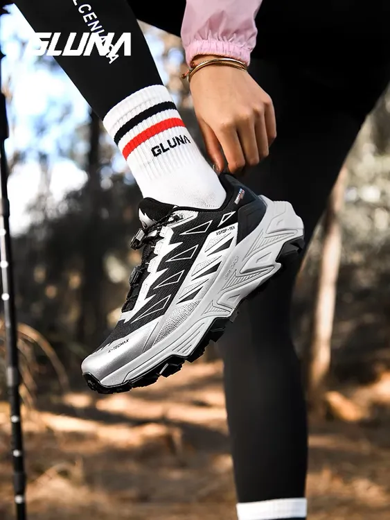【冠军代言】哥鲁纳全防水户外比赛越野跑鞋男女款透气运动徒步鞋