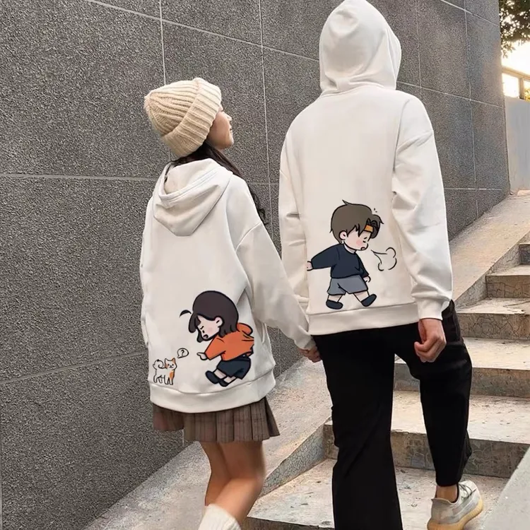 ZNIPdisoo情侣装卫衣春秋季高级感小众套装新款秋冬款网红外套女