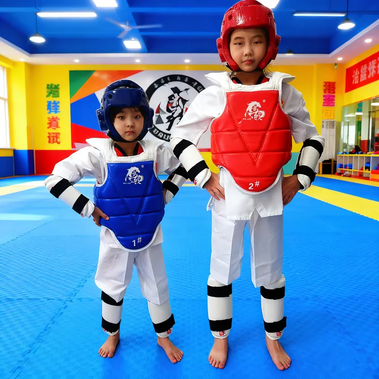 成人防摔加厚跆拳道护具全套防摔护身实战装备比赛型训练搏击套装