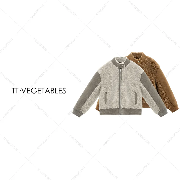 噢芬/小个子 【荞屿】秋冬重磅百搭高端气质显瘦毛毛外套522692