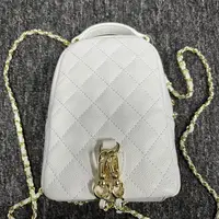 新款真皮女包小背包 0422 白色