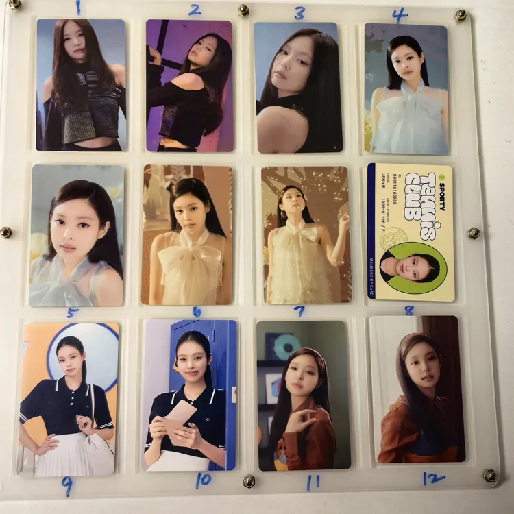 【清仓包邮】blackpink粉墨成员Jennie小卡合集（一卡一付正品）