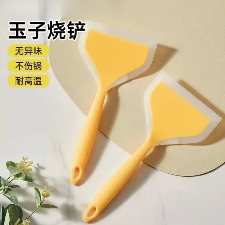 硅胶铲子耐高温不粘锅硅胶菜铲平底锅煎饼铲烙饼