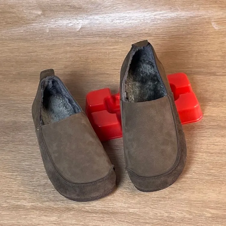 2025秋冬新款真皮头层牛皮男鞋加绒休闲鞋软底软面舒适百搭鞋男