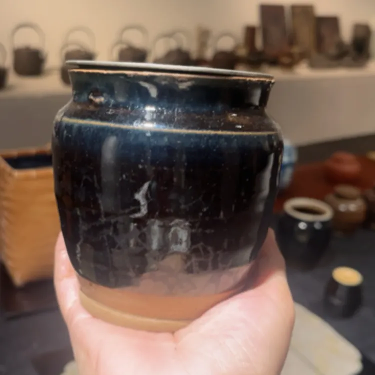 唐代茶盏秘色瓷老茶杯