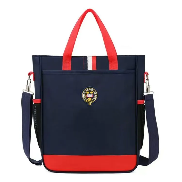 英伦风学生手提袋初中生补习包大容量抗磨耐划防泼溅水专用