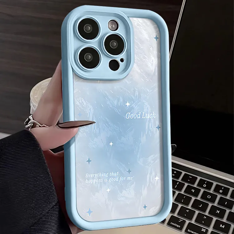 冰感星星适用iphone16苹果手机壳15promax金刚砂14软13全包1211