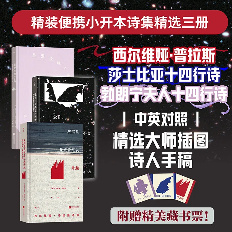 便携小开本插图诗集精选：3册套装