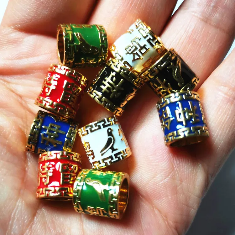 鸽子珐琅彩镀金种鸽环高档留种鸽环信鸽脚环鸽子用品闭口