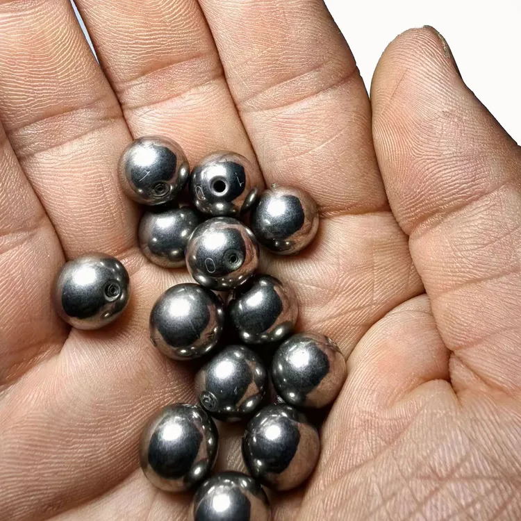 新款圆球形钨钢钢铅坠通心铅坠小铅坠0.85克迷你通心坠中通铅坠球