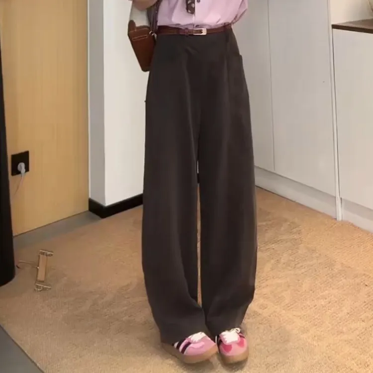 2025新款显瘦气质洋气设计感直筒裤女装LK2502092