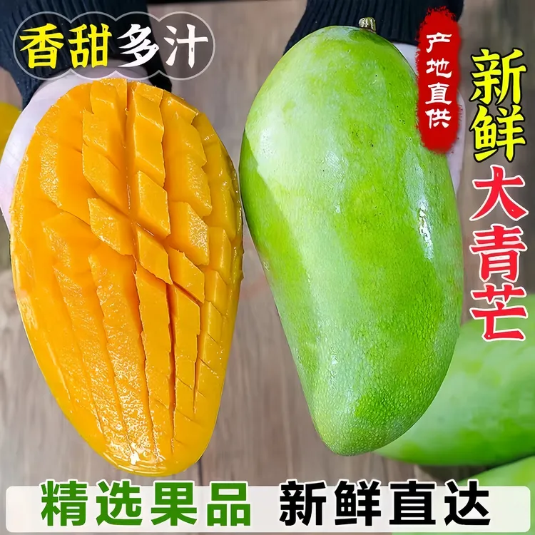 攀枝花金煌芒果礼盒装10斤单果500g以上甜美多汁肉厚核薄包邮水果