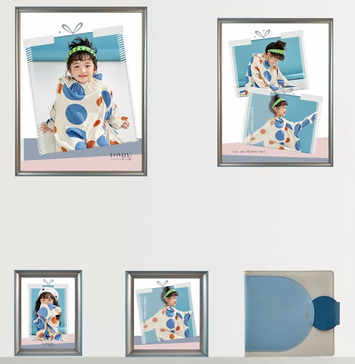  彩虹糖相框相册五件套