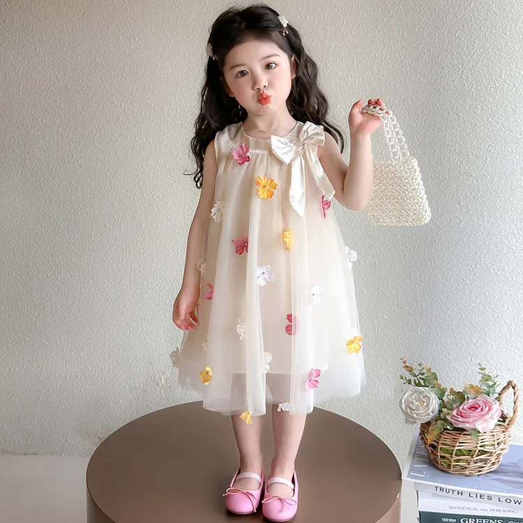 女童连衣裙夏季2025新款洋气独特绝美超好看裙子夏装儿童韩系穿搭