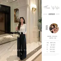【摩登简奢裤】<YiYiii>小个子时尚气质皮裤百搭显瘦高腰长裤子