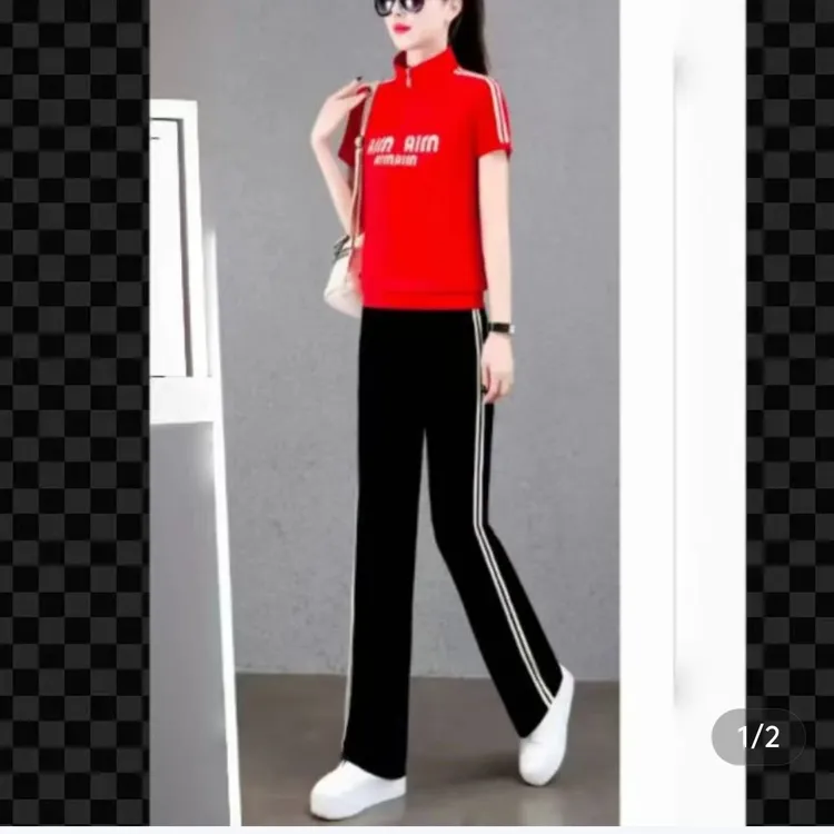 夏季时尚优雅运动套装女装