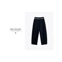 CLOTHING/墨含时尚休闲直筒香蕉裤设计师保暖秋冬休闲裤HE886067