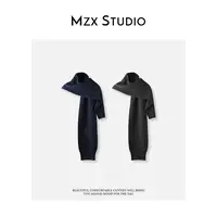 MZX 简约款含羊毛纯色保暖围巾 WJ3050-M
