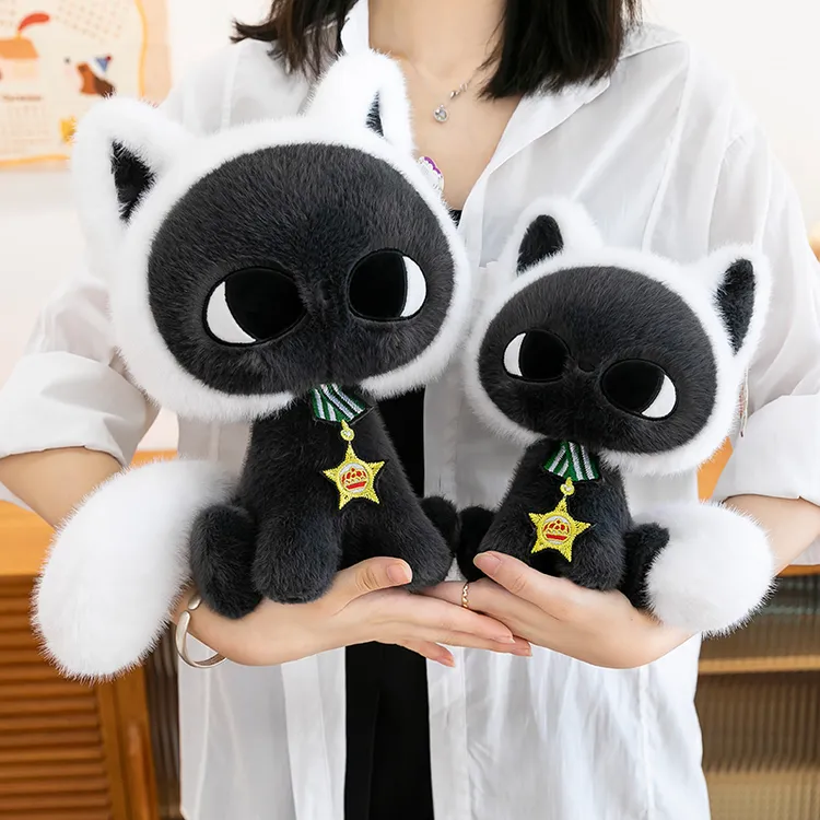 可爱睡觉猫咪玩偶毛绒玩具小猫公仔布娃娃正版生日礼物情侣抱枕