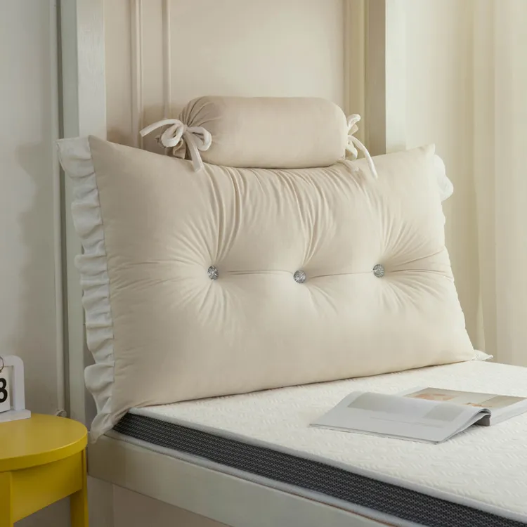 学生宿舍网红床头靠垫大靠背护腰软包靠背垫家用舒适靠枕防撞可爱