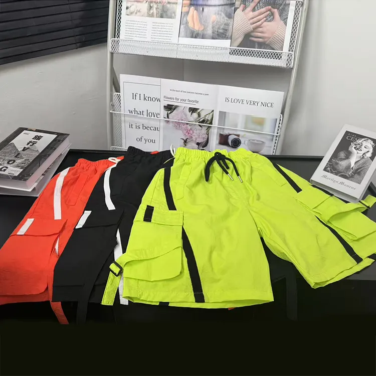 男童工装短裤夏薄款外穿中裤男孩帅气时髦裤子中大儿童宽松五分裤