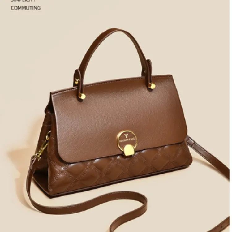 FSM/百搭新款轻奢气质女包经典手提包斜挎包 （H195） 简约女士肩包