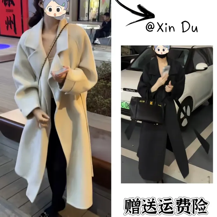 2025秋季新款时尚显瘦气质女士网红洋气风衣百搭款D23820
