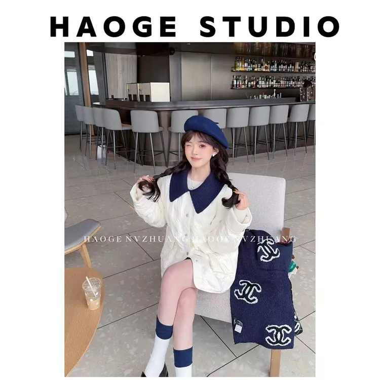 浩哥严选●巴恩少女心HGQ5YRF3197A羽绒服预洋气时尚气质冬设计款