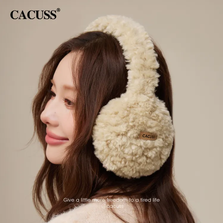 【Cacuss】保暖耳罩女冬季加厚保暖毛绒耳捂子显脸小护耳包