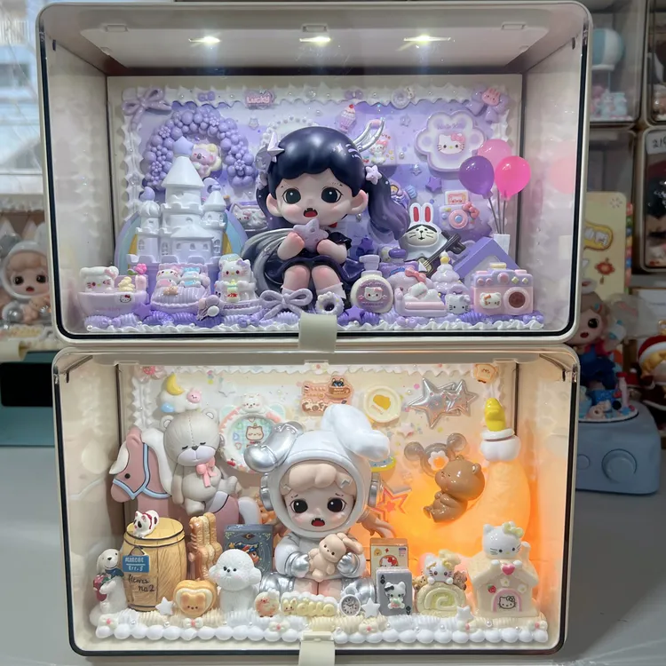 〖造景插电款抽屉〗奶油胶DIY手工创意