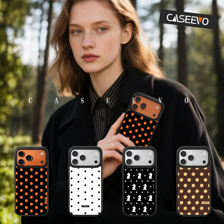 CaseEvo波点磁吸一体壳轻薄防摔手机壳适用iPhone17/16/15/14/13