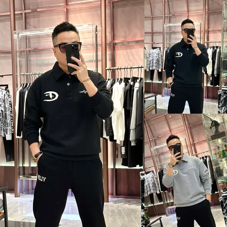 《发现者Fxz》2025欧货轻奢“半开衫卫衣”男士设计款长袖卫衣~27888