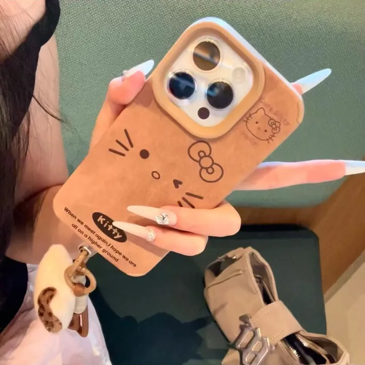 奥菲顿复古kitty表情适用苹果17/16华为手机壳vivooppo小米15新款