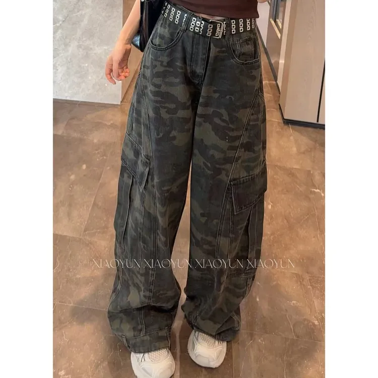 【高街迷彩】 小允姐姐2025新款时尚气质牛仔裤【不含腰带】