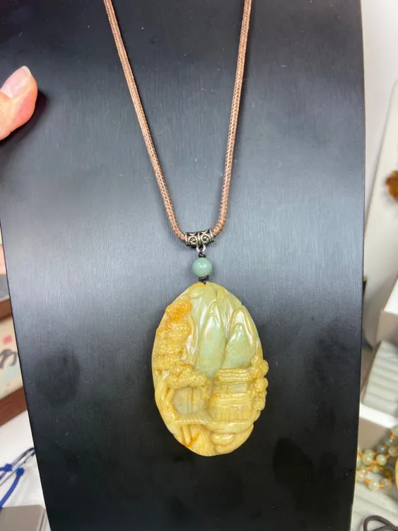 花玉精品山水挂件