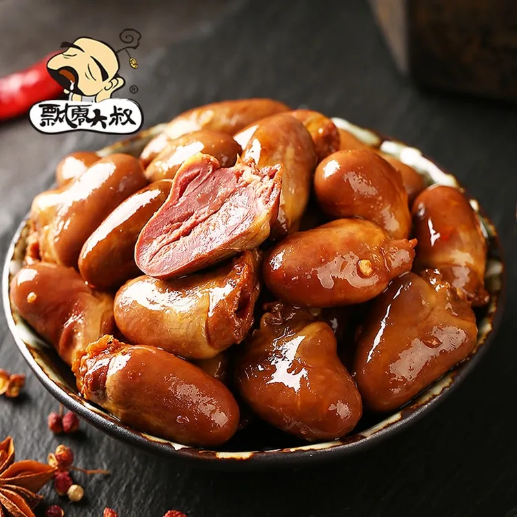 飘零大叔酱烧鸭心即食小包装易携带办公休闲追剧开袋即食解馋小吃