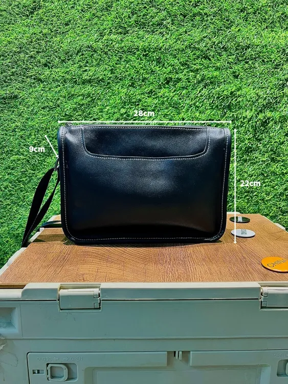 通勤风斜跨包AB面休闲风软面男士单肩包休闲邮差包