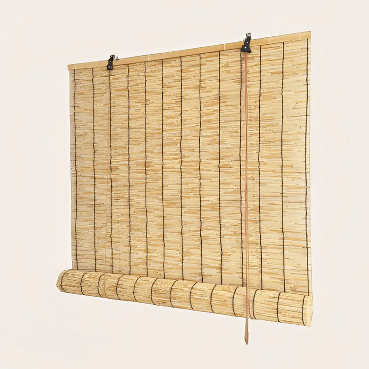 芦苇帘子复古乡村禅意茶室窗帘耐用结实古典耐用结实定制展示品质