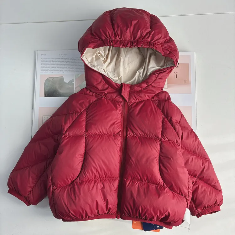 【三防泡芙羽绒外套 】婴儿童衣服宝宝羽绒外套白鸭绒厚kk