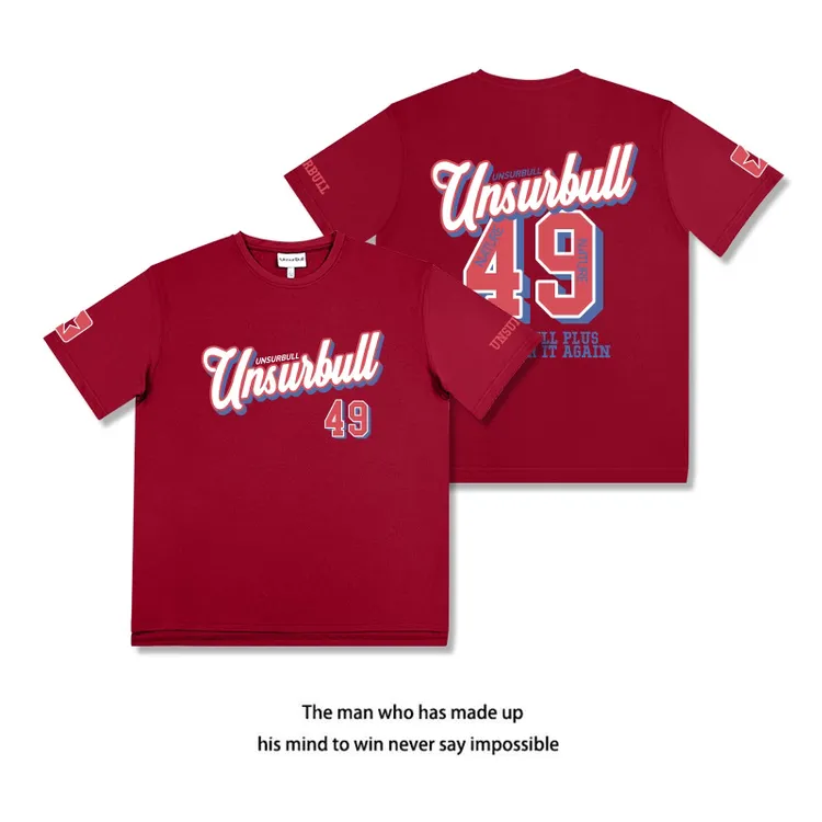 夏季美式短袖网眼速干透气潮流篮球投篮服运动跑步健身T恤休闲