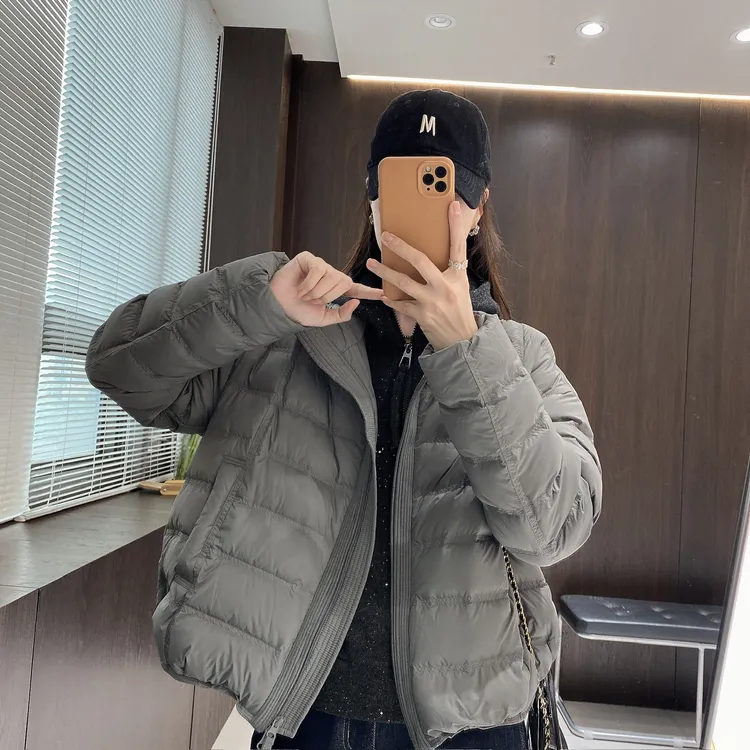 IMFLY金小金自制女装 鸭绒羽绒服DYW9928秋冬韩版短款宽松外套