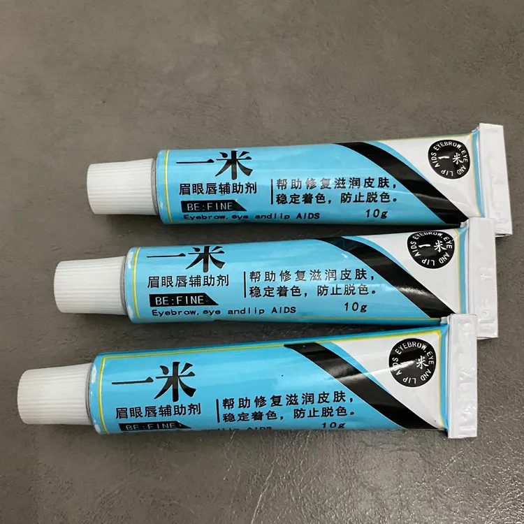 一米半永久眉眼唇通用高品质纹绣舒缓膏辅助剂不氧化不变色小白白
