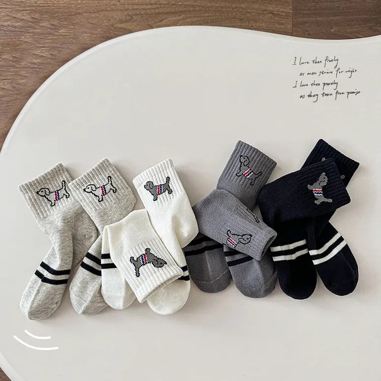 【主播推荐】25秋款上新儿童袜子男袜儿童中筒袜男童宝韩版舒适百搭