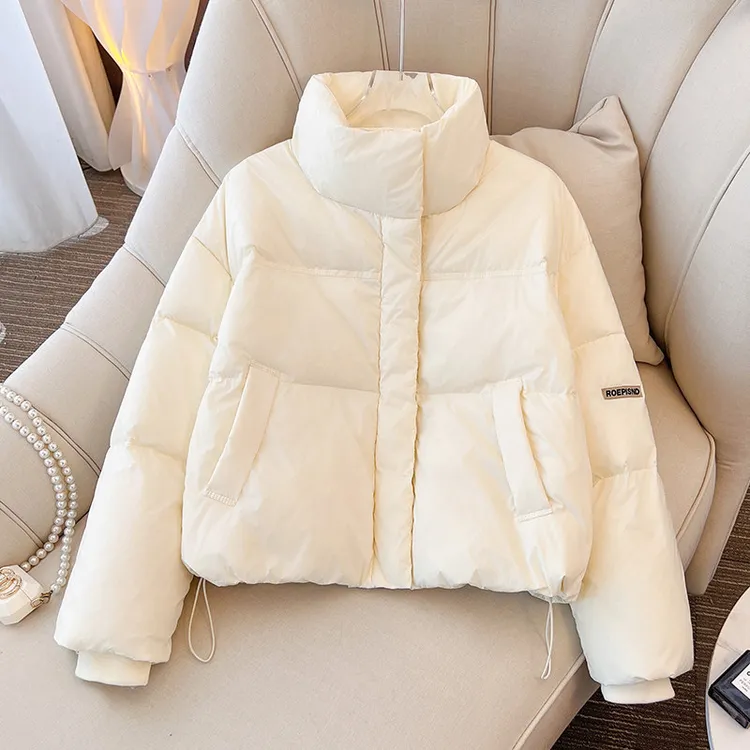 白鸭绒羽绒服女冬季2025新款加厚保暖宽松显瘦休闲小个子短款外套
