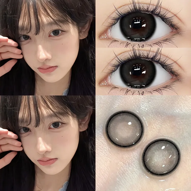 花漾心语【水凝胶材质】莫奈苏打大小直径半年抛美瞳隐形近视眼镜