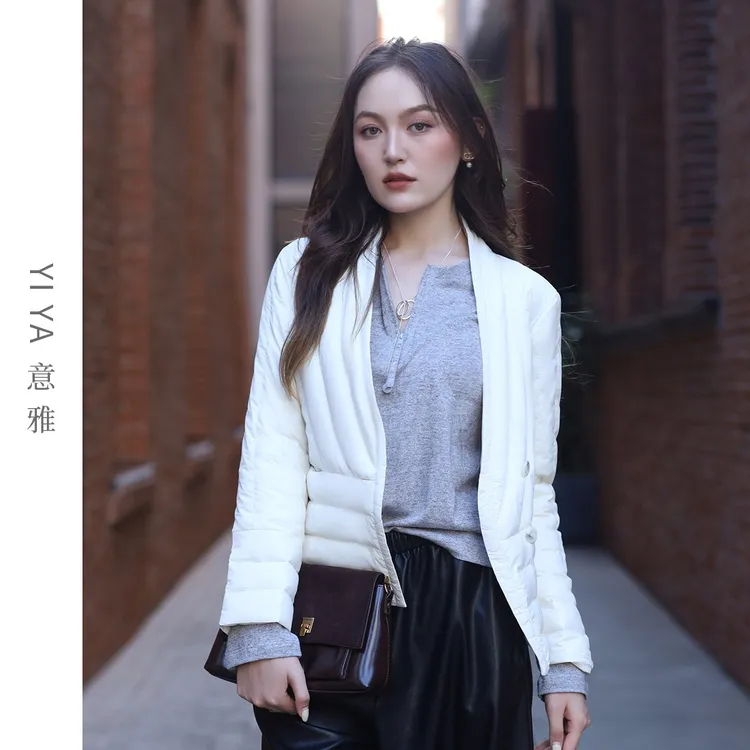 【90白鸭绒】贴身时尚女士显瘦外穿轻薄休闲长袖百搭轻薄马甲女羽绒
