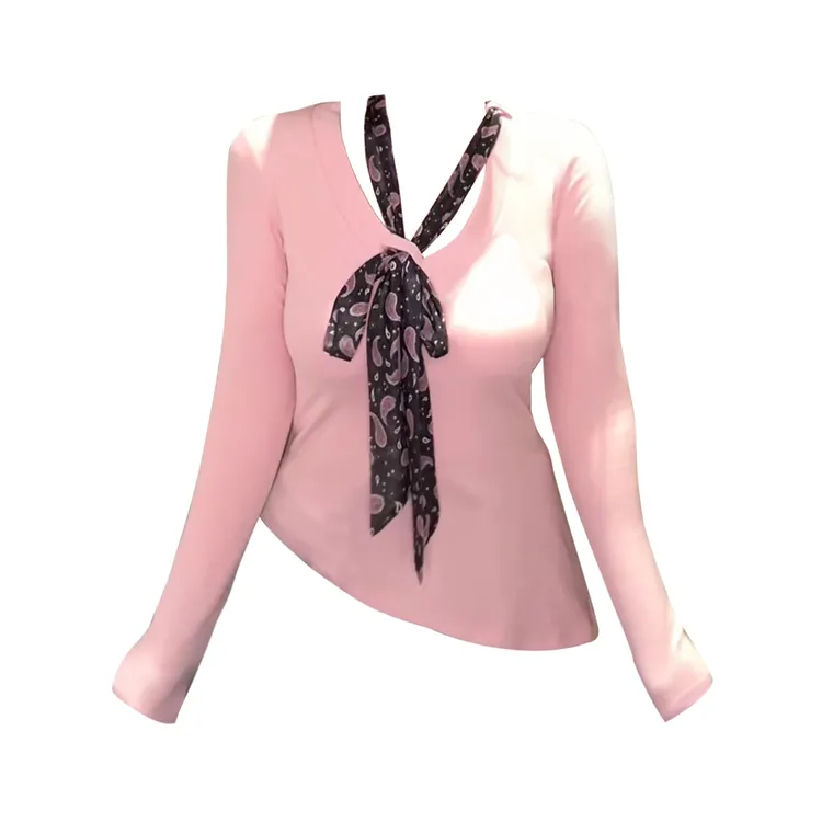 微胖mm绿色内搭打底衫t恤女秋冬针织修身韩系绝美巨好看长袖上衣